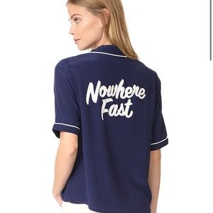 Barely worn capulet no where fast button up shirt